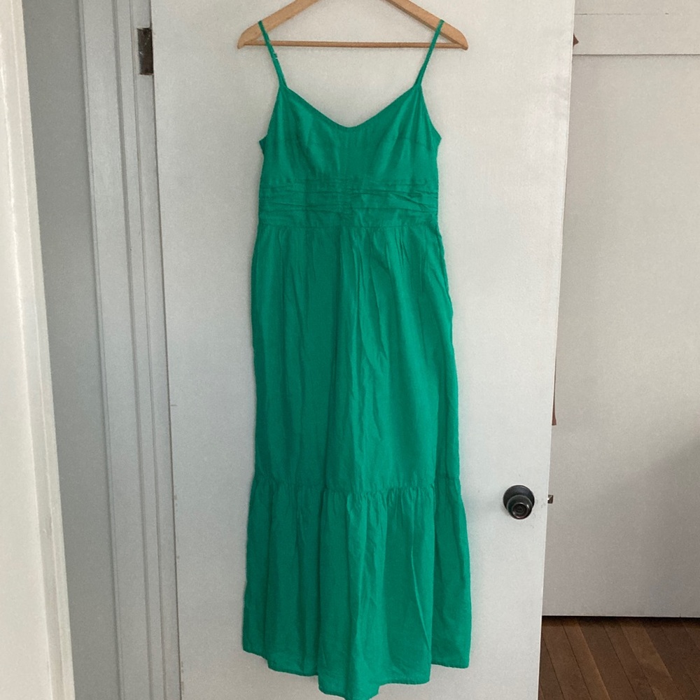 Elegant Green Maxi Dress